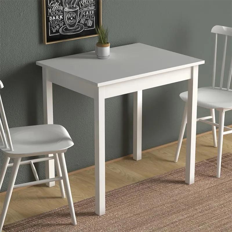 Τραπέζι Mini Megapap μεταλλικό - μελαμίνης χρώμα λευκό 59x78x75εκ. - Μελαμίνη - GP022-0018,1