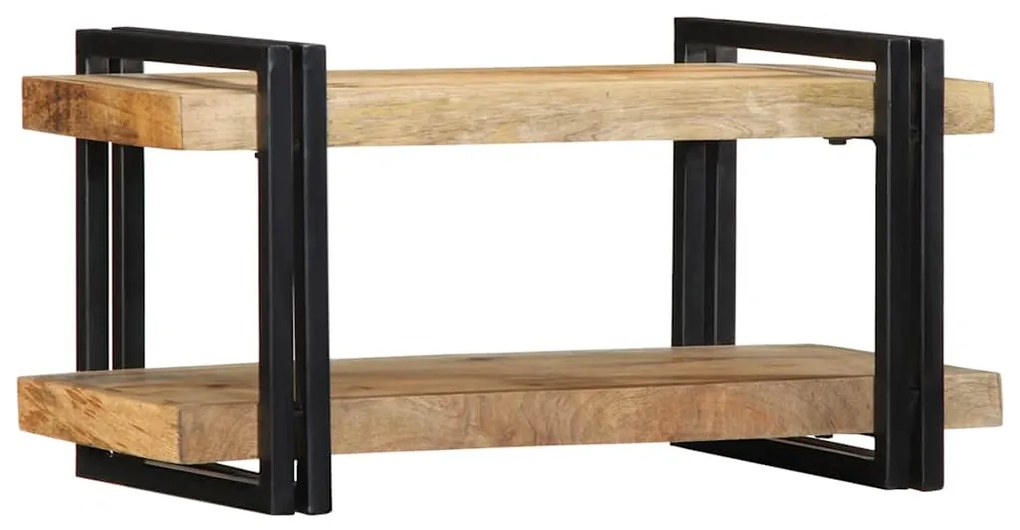Ράφι τοίχου 70x33x35 cm Στερεό ακατέργαστο ξύλο Mango - Καφέ