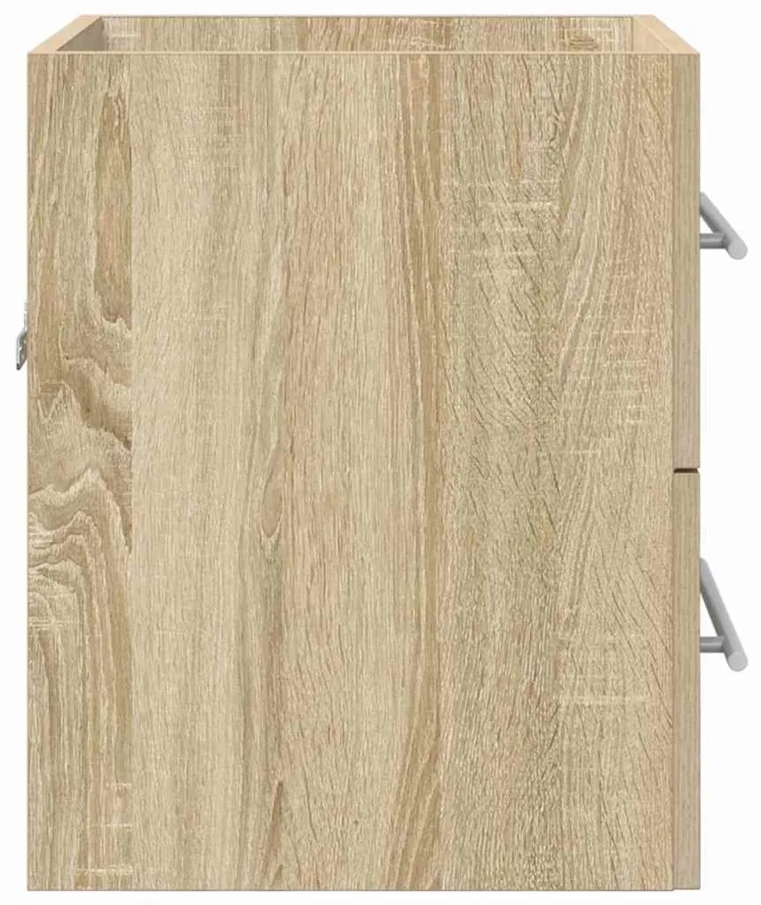 vidaXL Ντουλάπι νιπτήρα με συρτάρι Δρύς Sonoma 38,5 x 41 x 48 εκ
