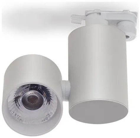 Φωτιστικό Ράγας V-TAC Track Light 15W LED Βάση Λευκή Φωτισμός Θερμό Λευκό