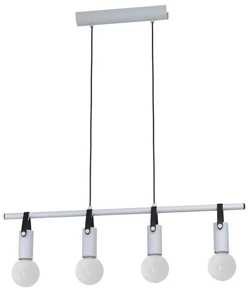 Φωτιστικό Οροφής Ράγα Apricale 98282 Grey-Black Eglo Metal, Leather
