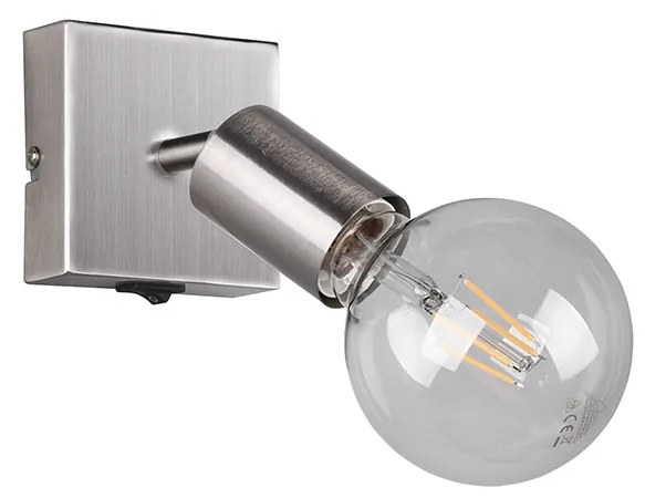 Φωτιστικό Σποτ RL Lighting Vannes R80181707 Νίκελ Ματ