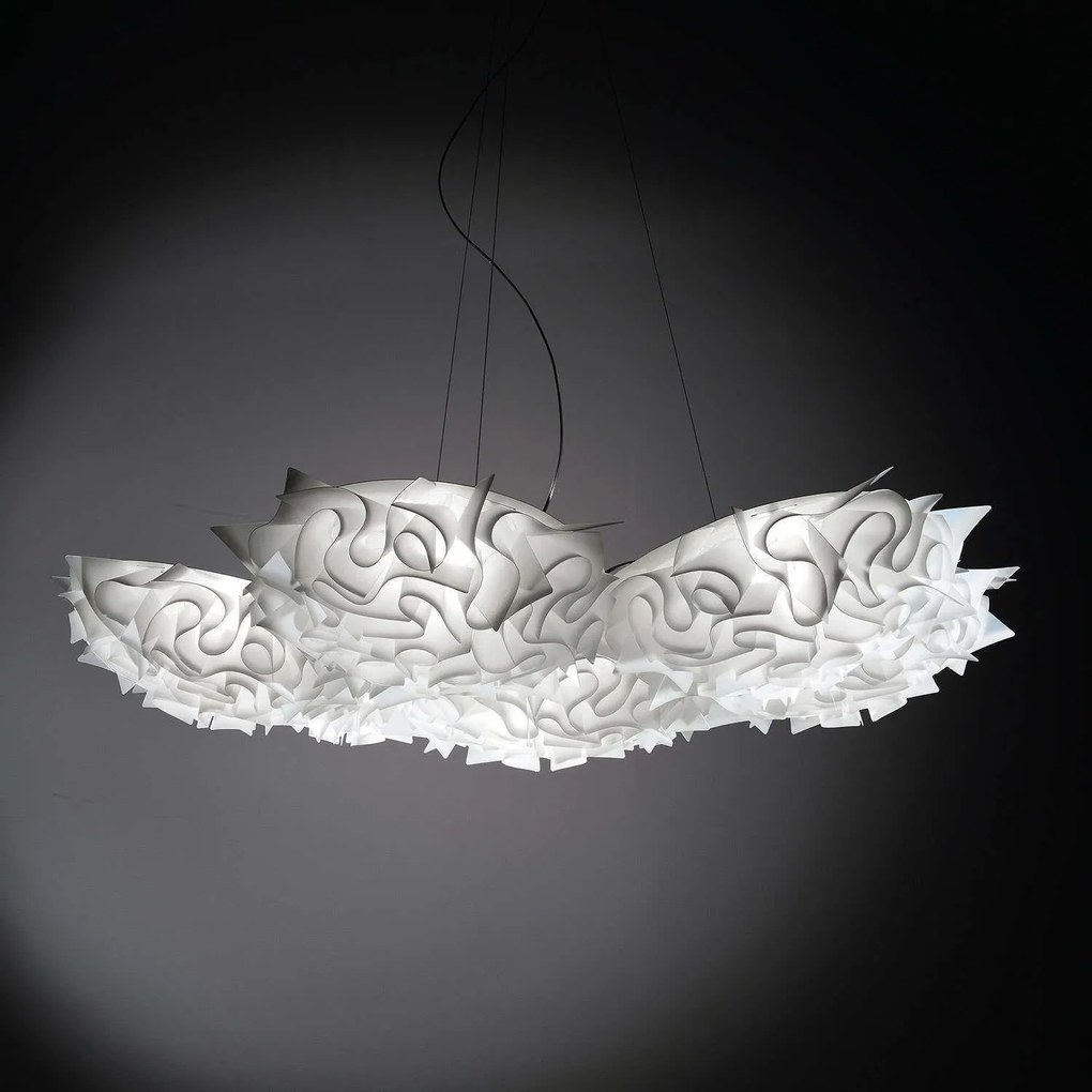 Φωτιστικό Οροφής Veli 7 Opal Slamp Aluminium, Polypropylene