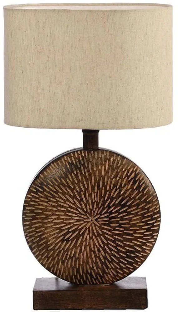 Φωτιστικό Επιτραπέζιο Melvin 028246 25x10x51cm Ε27 40W Brown-Beige