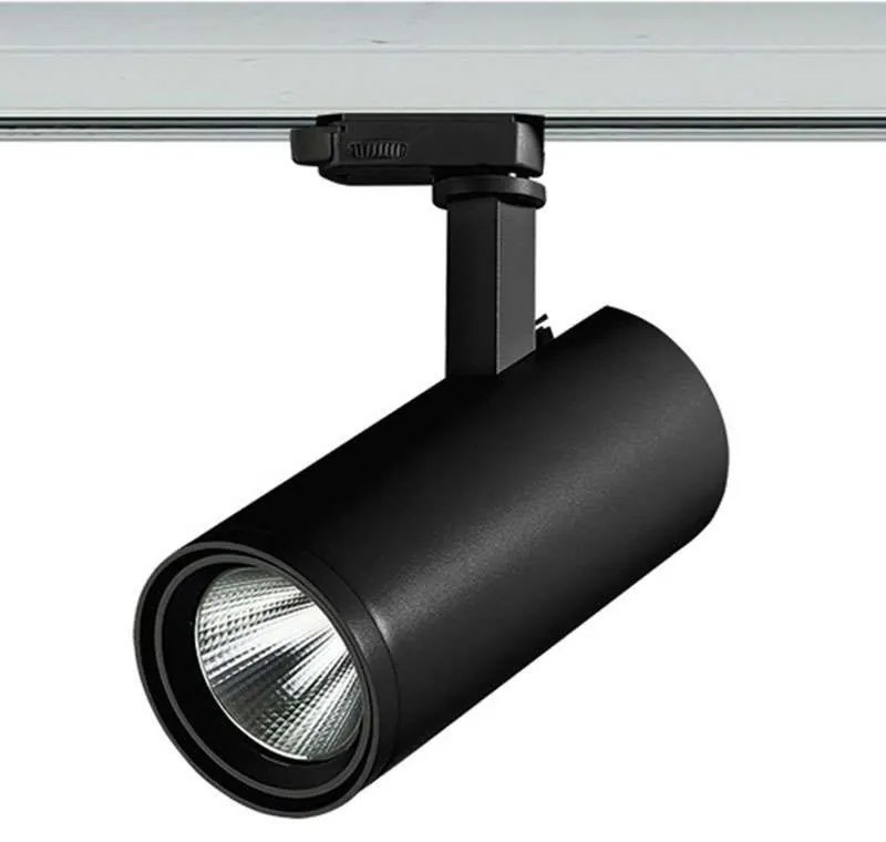 Φωτιστικό Σποτ Για Ράγα 18305 4000k 15W Black Metal