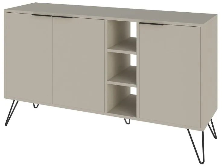 Μπουφές Clara Megapap χρώμα sandstone 142x35,6x83εκ.
