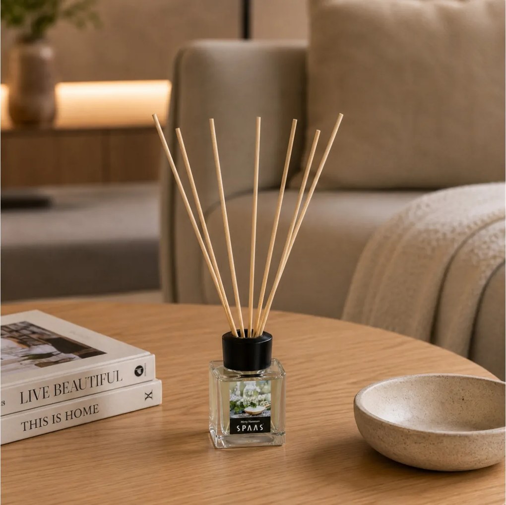ΑΡΩΜΑΤΙΚΆ XΏΡΟΥ ΜΕ STICKS SPAAS REED DIFFUSER MINTY HAMMAM 50 ML