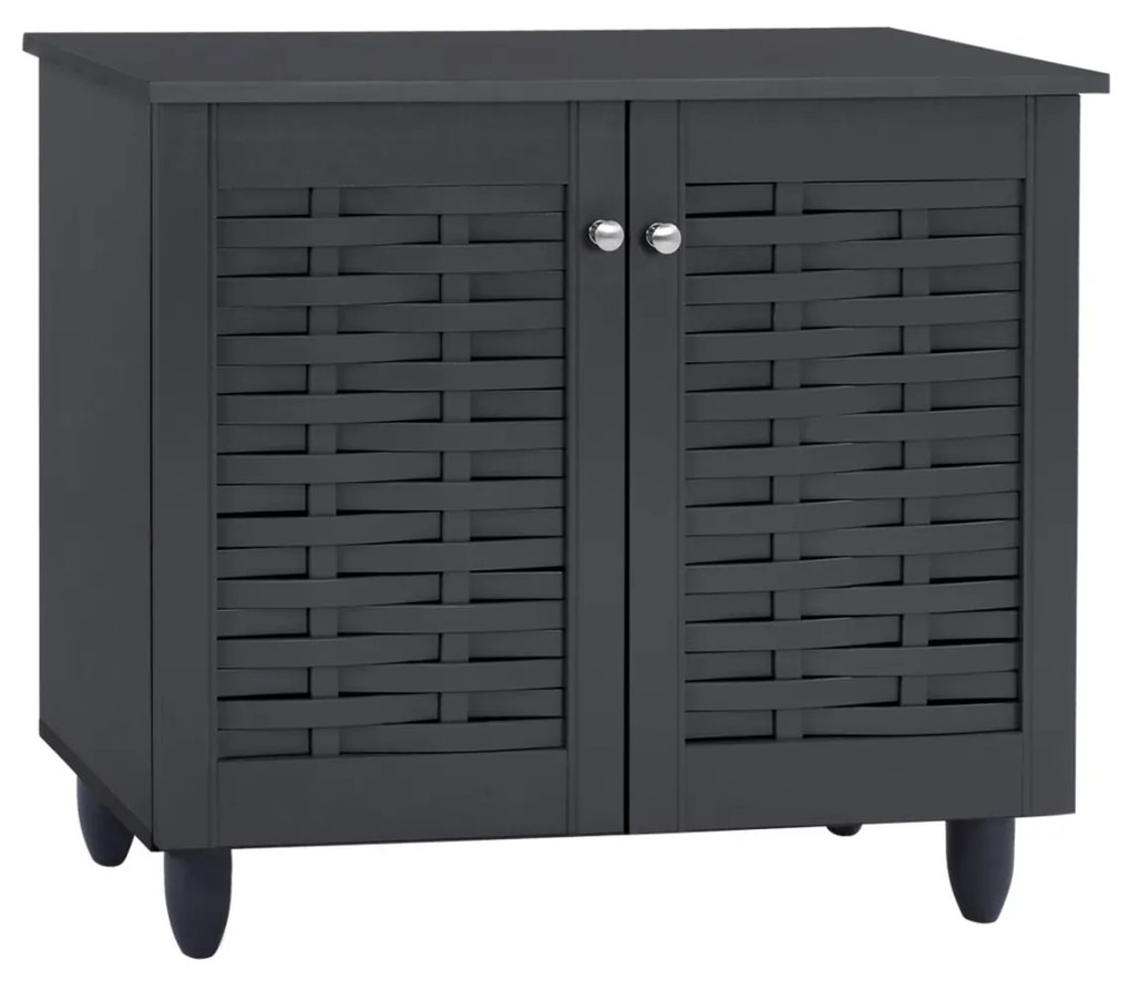 Παπουτσοθήκη CASSIOPE Ξύλινη Γκρί 77x34x63Υ εκ. 77x34x63 εκ.