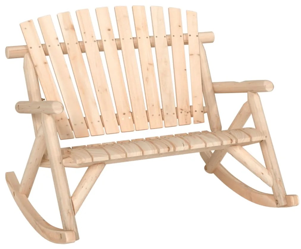 vidaXL Σαλόνι Κήπου Σετ 5 Τεμαχίων από Μασίφ Ξύλο Ελάτης