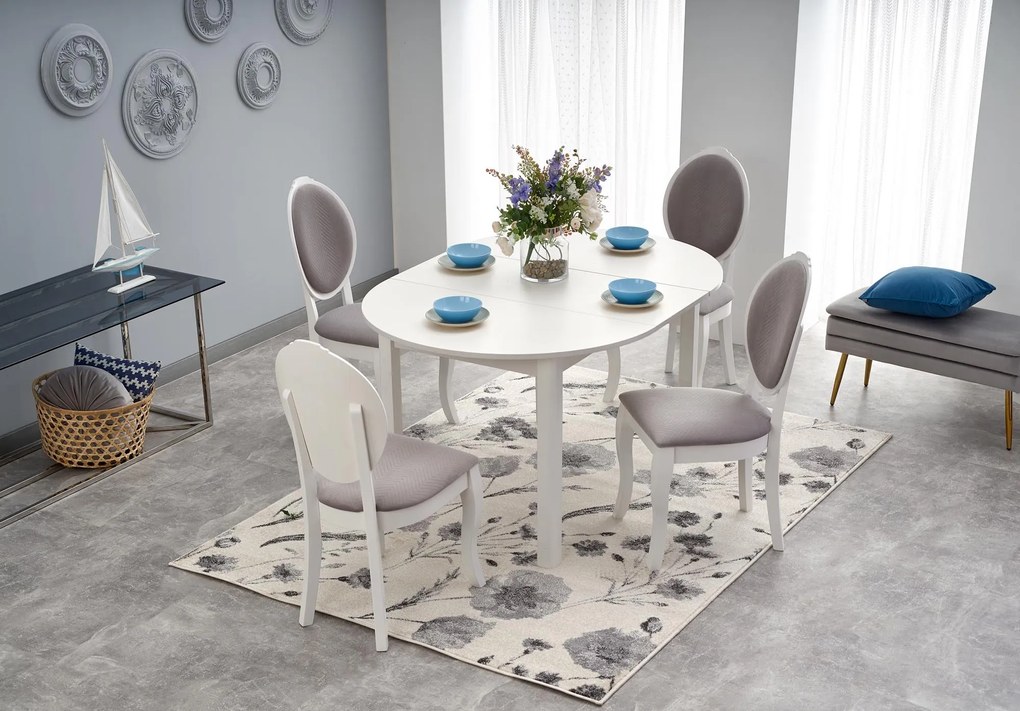 RINGO extension table, color: white DIOMMI V-PL-RINGO-ST-BIAŁY/BIAŁY