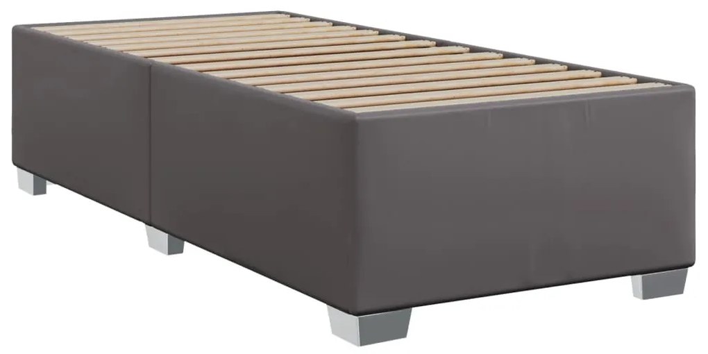 ΚΡΕΒΑΤΙ BOXSPRING ΜΕ ΣΤΡΩΜΑ ΓΚΡΙ 90X190 ΕΚ. ΑΠΟ ΣΥΝΘΕΤΙΚΟ ΔΕΡΜΑ 3286102