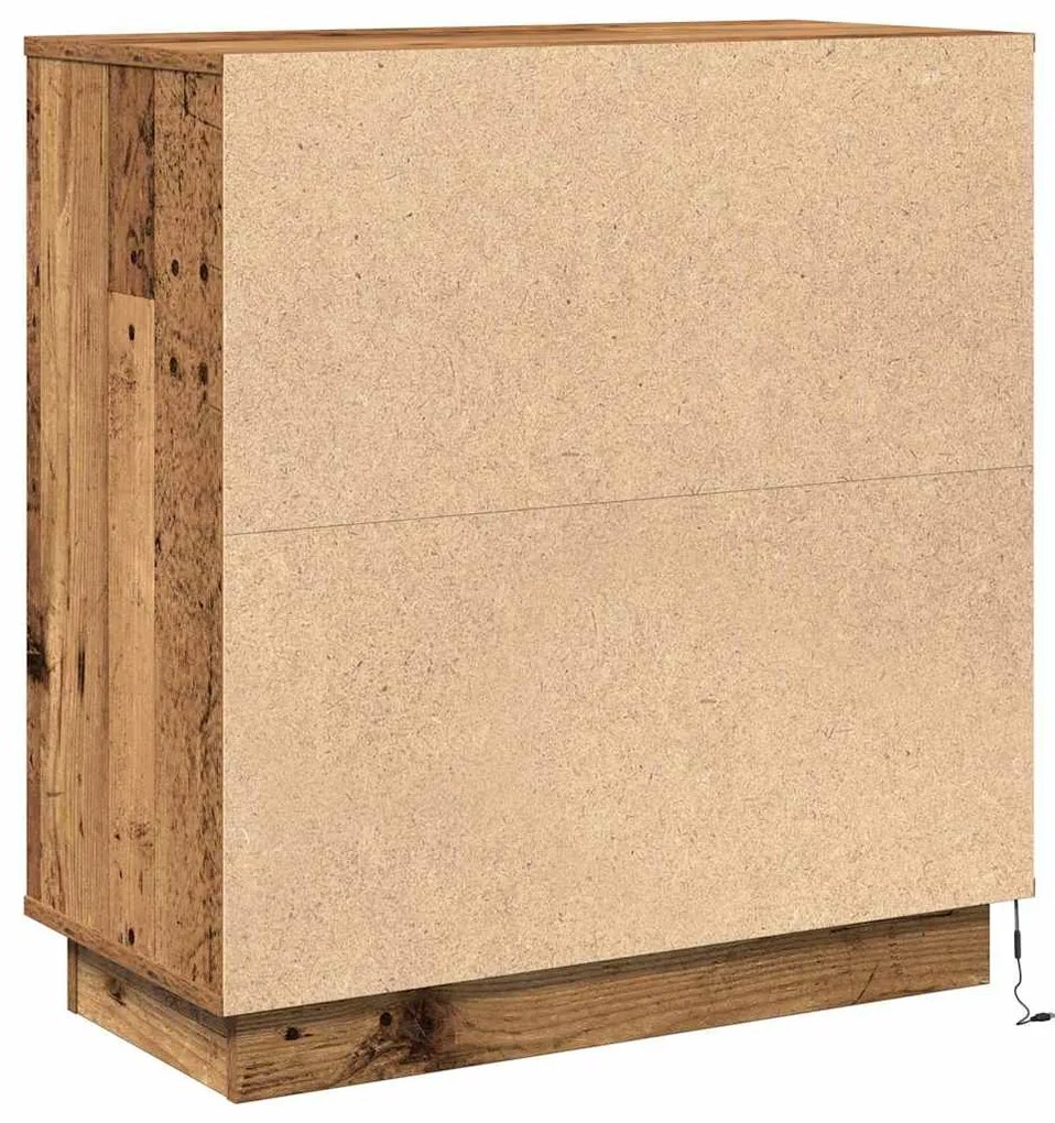 vidaXL Κομοδίνο με Παλαιό ξύλο 71 x 34.5 x 75 εκ. Επεξεργασμένο ξύλο
