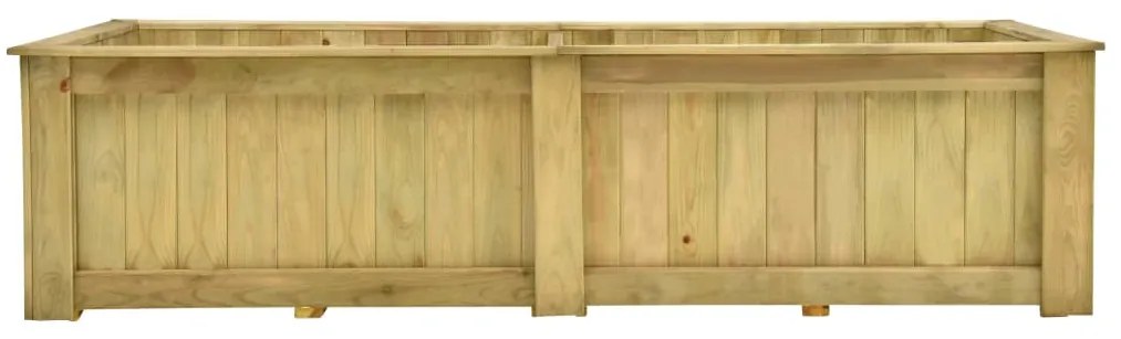 vidaXL Υπερυψωμένη Γλάστρα 196 x 100 x 50 εκ. Εμποτισμένο Ξύλο Πεύκου