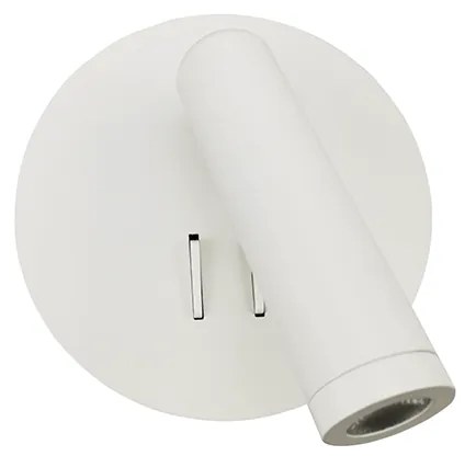 Φωτιστικό Επίτοιχο Aca SF1801LEDW ZEUS Λευκό (White) 3000K
