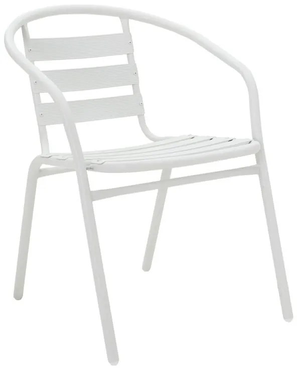 Τραπεζαρία Valor-Tade σετ 5τεμ μέταλλο σε λευκή απόχρωση