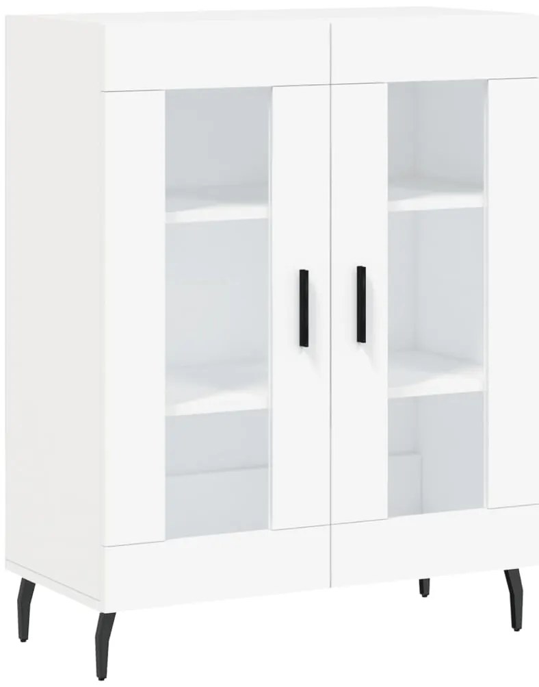 vidaXL Ντουλάπι Λευκό 69,5x34x180 εκ. από Επεξεργασμένο Ξύλο