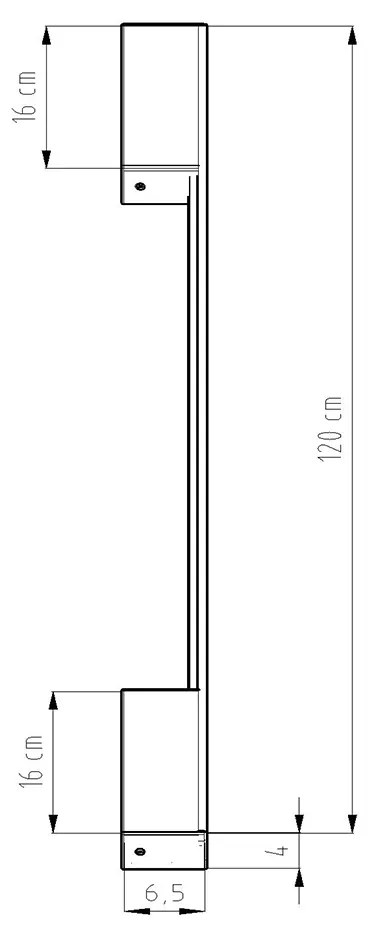 Sollux Φωτιστικό τοίχου Sappo 1,αλουμίνιο,1xLED/20w