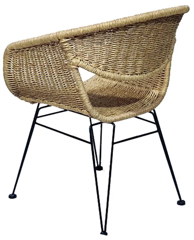 HAVANA ΚΑΡΕΚΛΑ ΦΥΣΙΚΟ 59x64xH80cm - 22-0079 - 22-0079