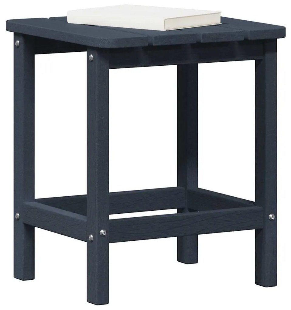 vidaXL Adirondack Τραπέζι Πλευρό Ναυτικό Μπλε 38x38x46 εκ. από HDPE