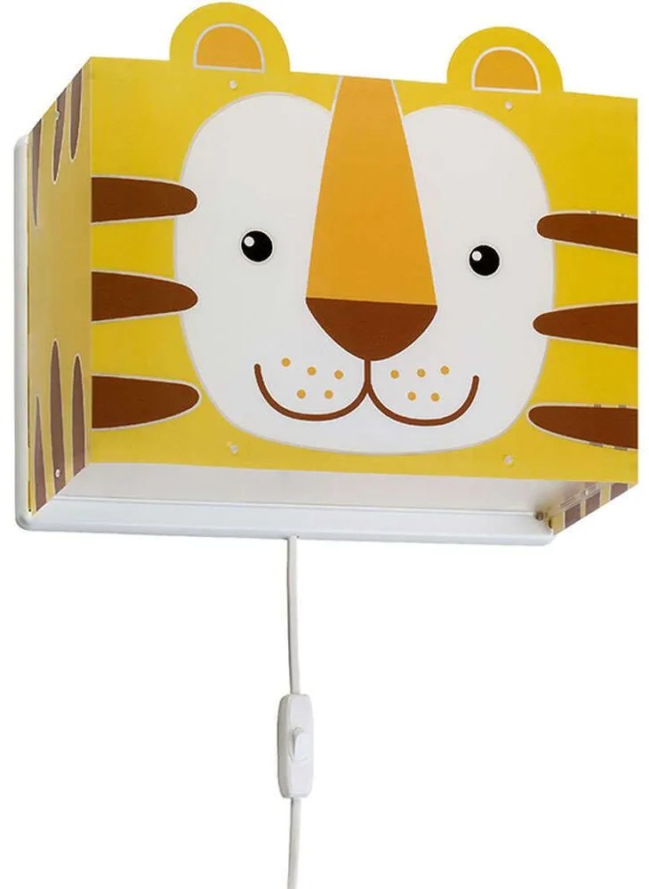 Φωτιστικό Τοίχου - Απλίκα Little Tiger 64568 Yellow Ango Polypropylene