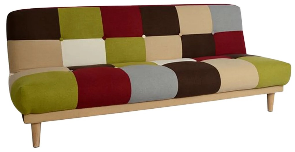 ΚΑΝΑΠΕΣ ΚΡΕΒΑΤΙ 3Θ FB93003 MIXED COLOR 180x80x75Υεκ. 0513401