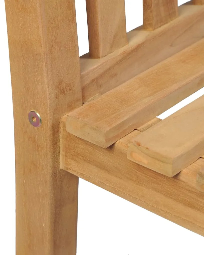 vidaXL Καρέκλες Κήπου 2 τεμ. από Μασίφ Ξύλο Teak