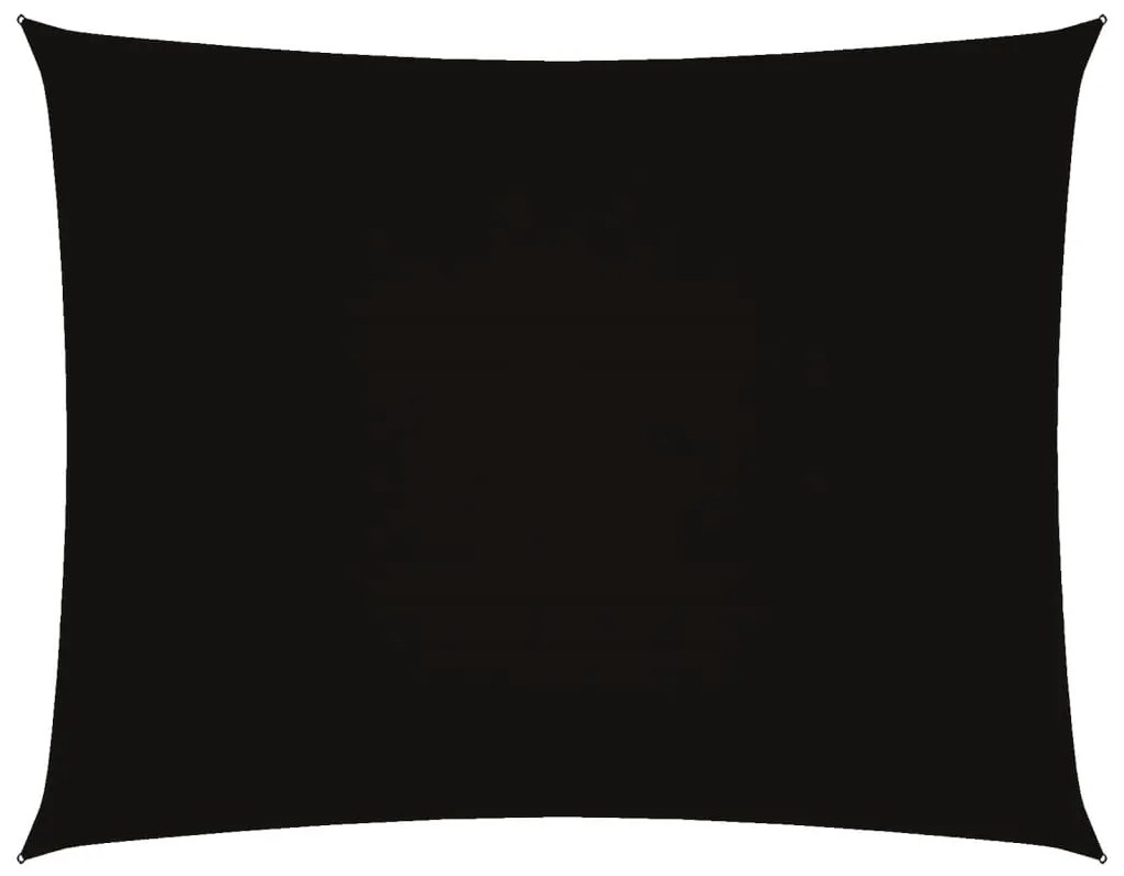 vidaXL Πανί Σκίασης Ορθογώνιο Μαύρο 3,5 x 5 μ. από Ύφασμα Oxford