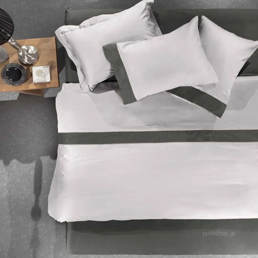 Σεντόνια King Size (Σετ) Guy Laroche Silky Silver/Anthracite