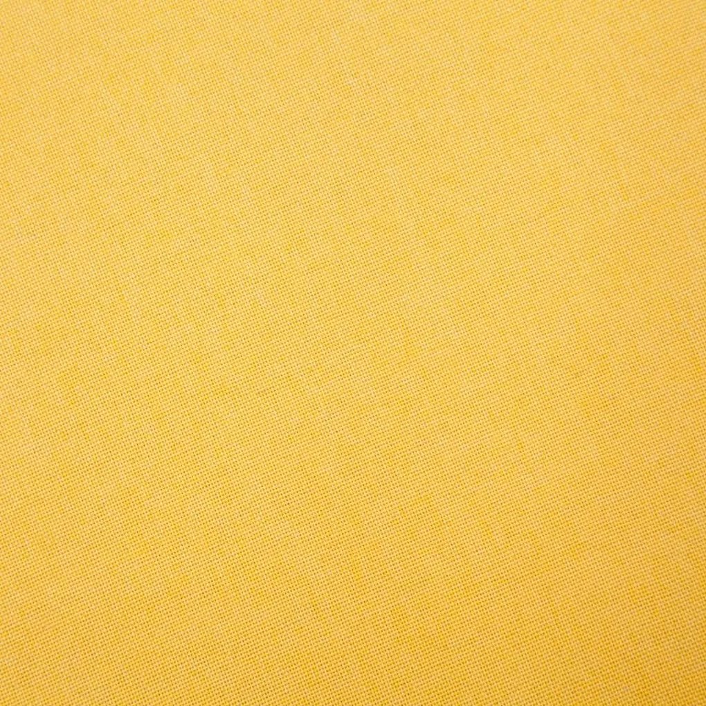 Σετ Σαλονιού 2 Τεμαχίων Κίτρινο Υφασμάτινο - Κίτρινο