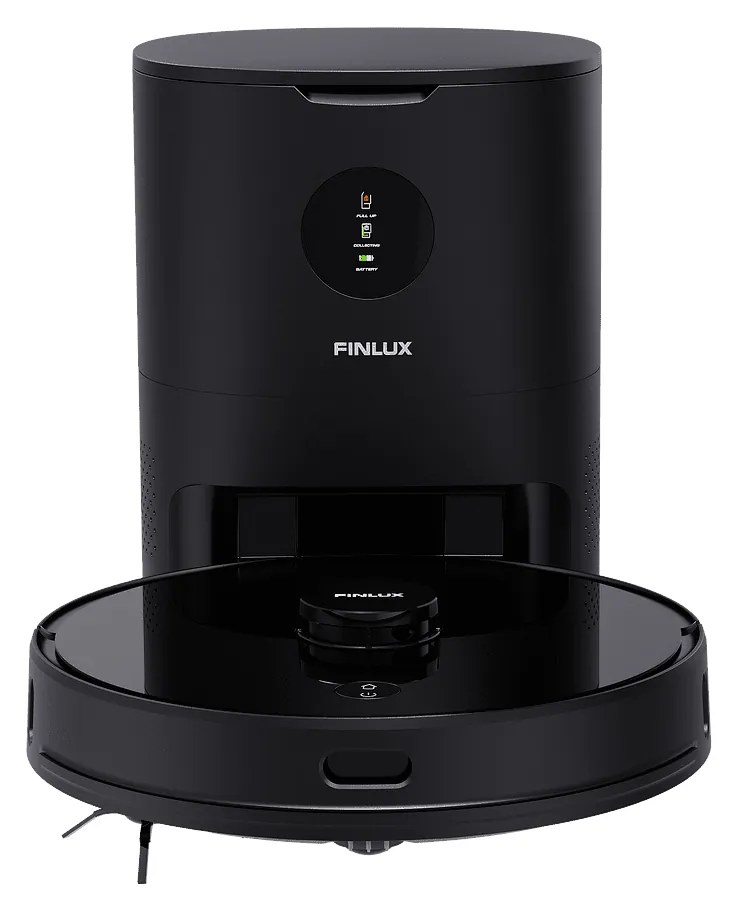 Finlux PRO-999WIFI Ηλεκτρική σκούπα Ρομπότ με Χαρτογράφηση και Wi-Fi, Μαύρη