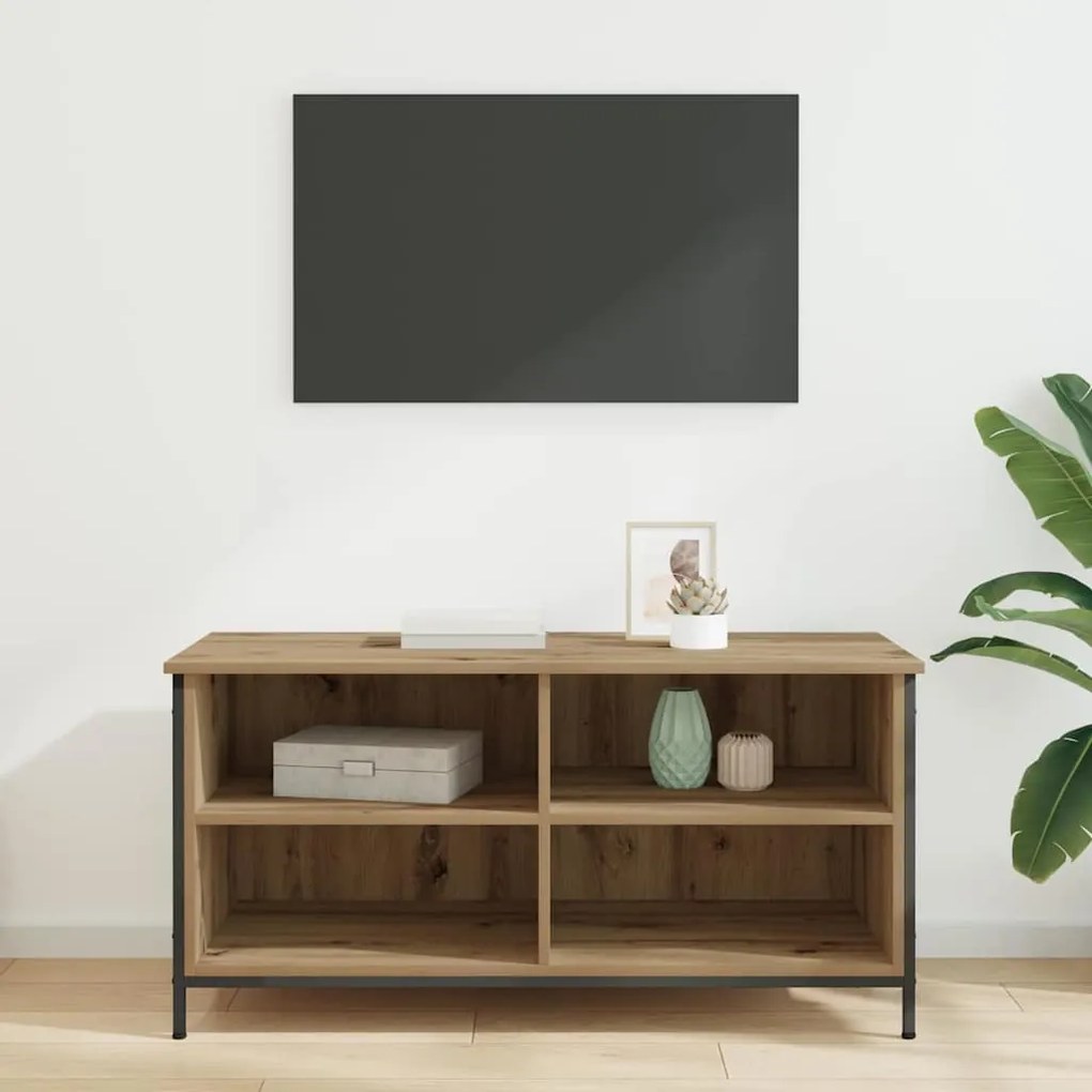 vidaXL Ντουλάπι TV Artisan Oak 100 x 40 x 50 cm Επεξεργασμένο ξύλο