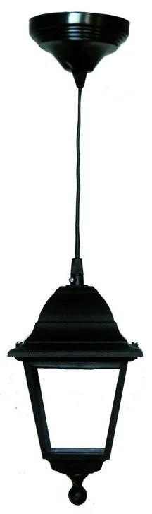 Φωτιστικό Οροφής Μονόφωτο Heronia Hermes 510 11-0043 Black