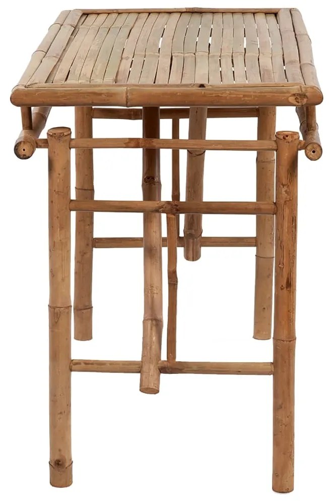 vidaXL Τραπέζι Κήπου Πτυσσόμενο 115 x 50 x 75 εκ. από Μπαμπού