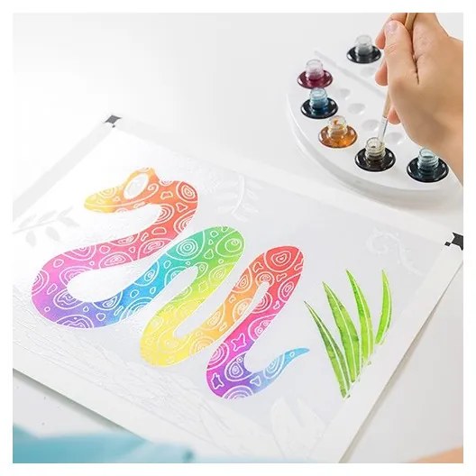 Ζωγραφική με νερομπογιές 3D "Aquarellum Live Collector" 6702 SENTOSPHERE