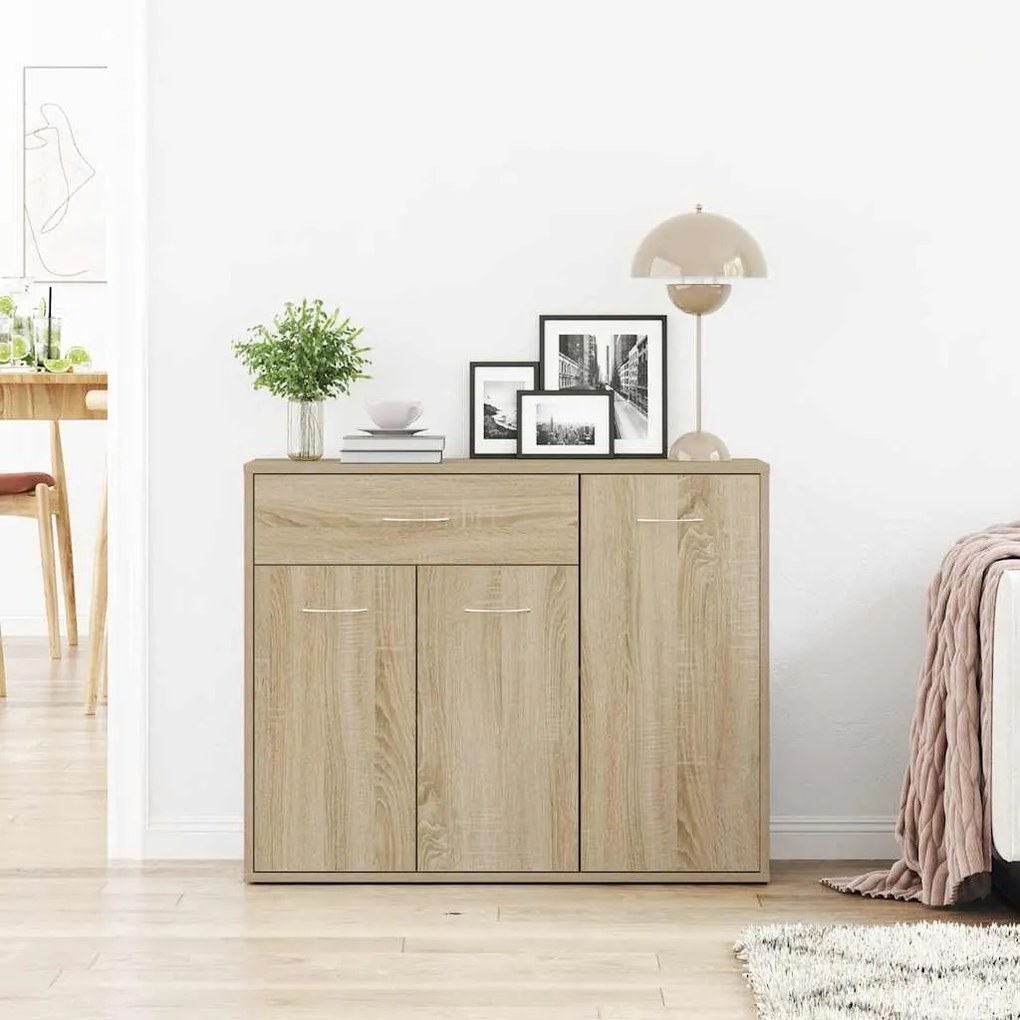 vidaXL Μπουφές Sonoma Δρυς 88 x 30 x 70 εκ. από Επεξεργασμένο Ξύλο