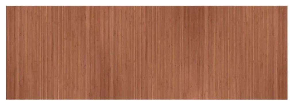 vidaXL Χαλί Ορθογώνιο Καφέ 100 x 300 εκ. Μπαμπού