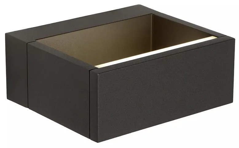 Φωτιστικό Επίτοιχο Lucide 28857-06-30 GOA Ανθρακί (Anthracite) 3000 K