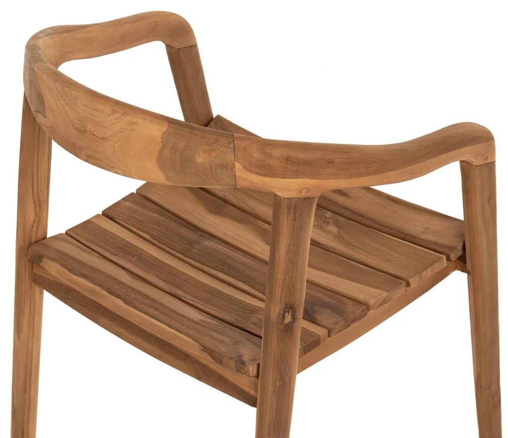 ΠΟΛΥΘΡΟΝΑ DEUS  ΞΥΛΟ TEAK 54x56x76Yεκ.