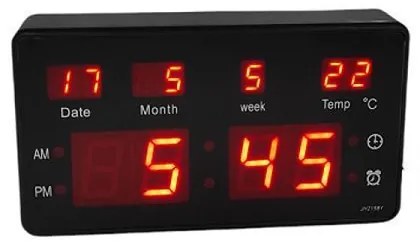 Ρολόι - ημερολόγιο με LED ψηφιακή οθόνη JH2158Y