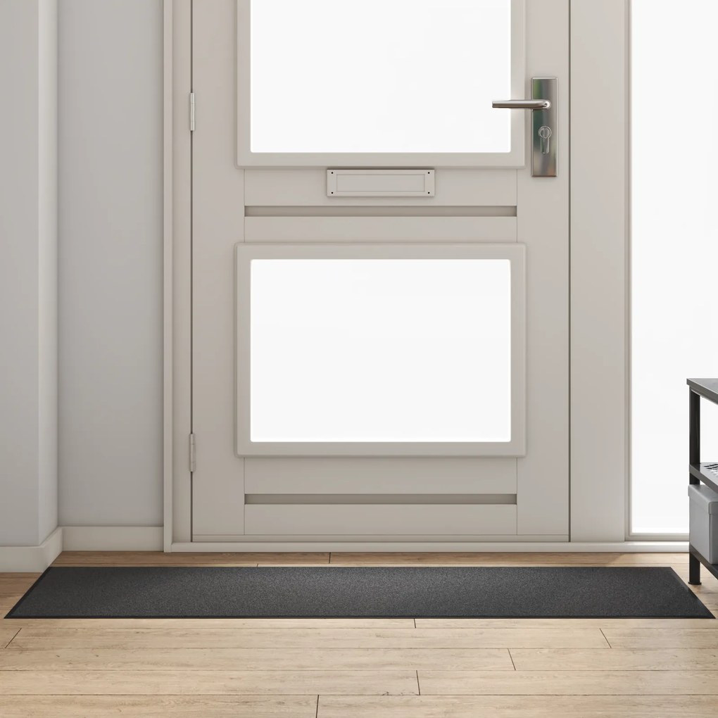 vidaXL Πατάκι πόρτας Ορθογώνιο σε Ανθρακί 60x180 εκ