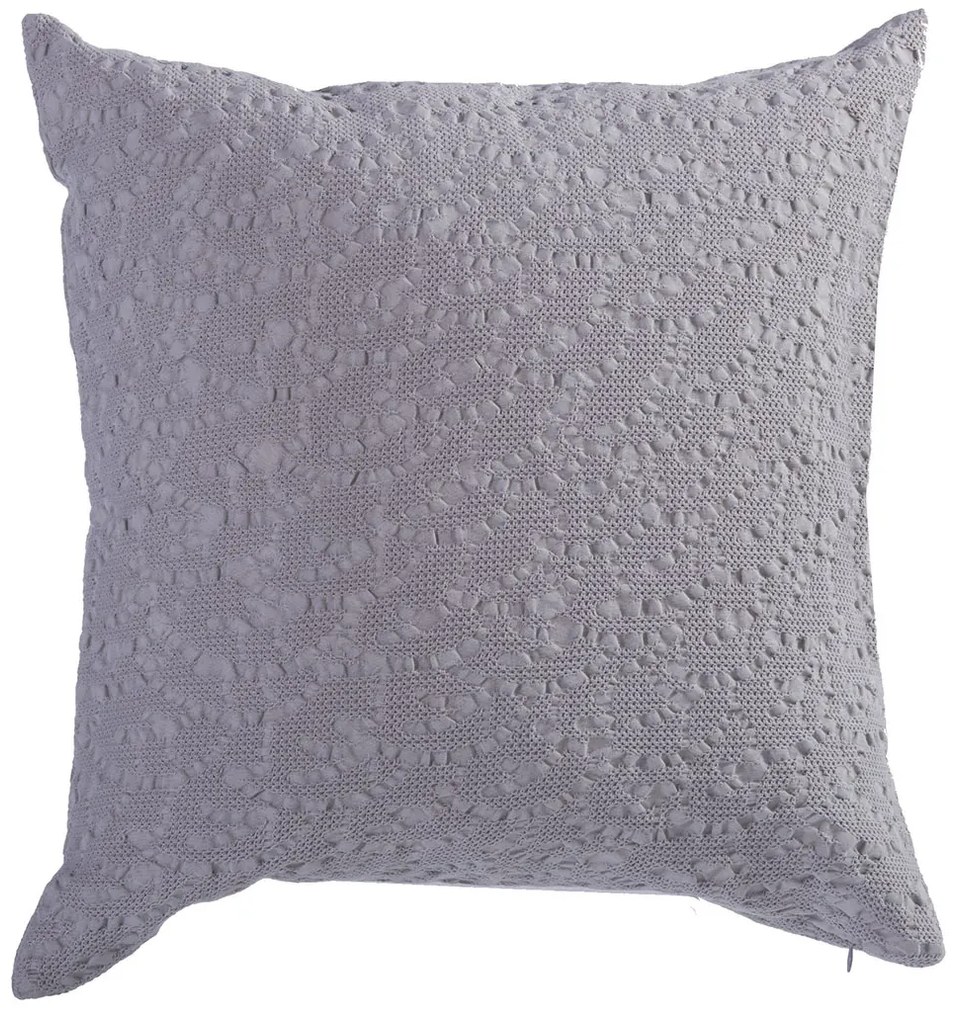 Διακοσμητική Μαξιλαροθήκη (50x50) Nef-Nef Homeware Premium Valencia Grey
