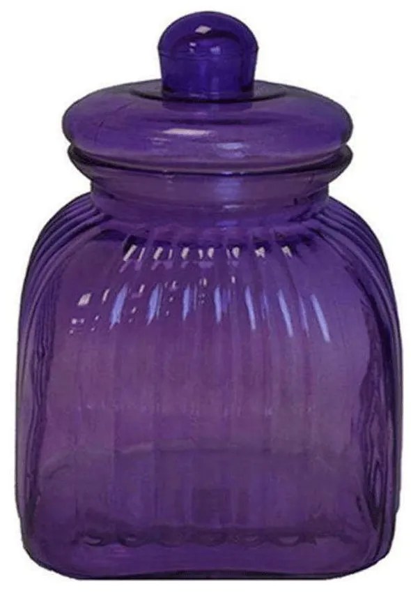 Δοχείο Αποθήκευσης Με Καπάκι 00.03.3275 2600ml Γυάλινο Purple Glass