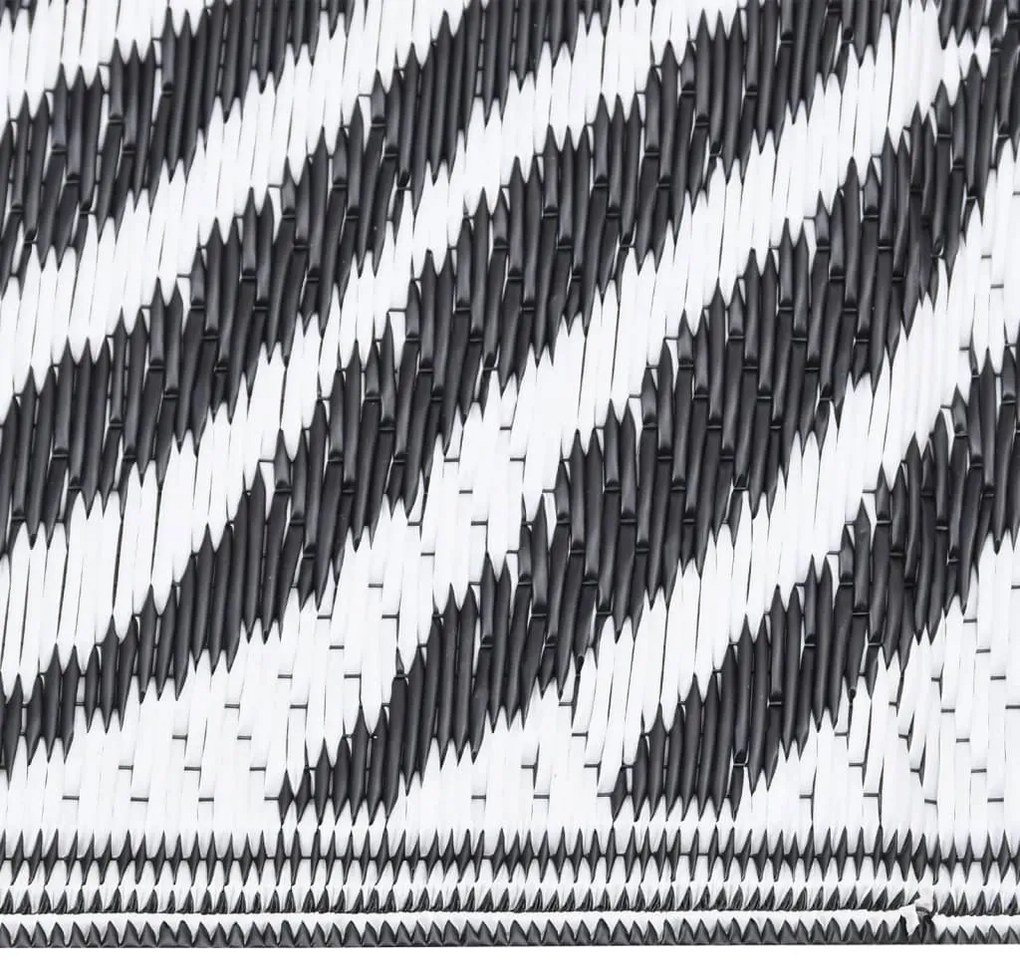 Χαλί εξωτερικού χώρου ARAKIL Μαύρο 80x250 cm PP 317012
