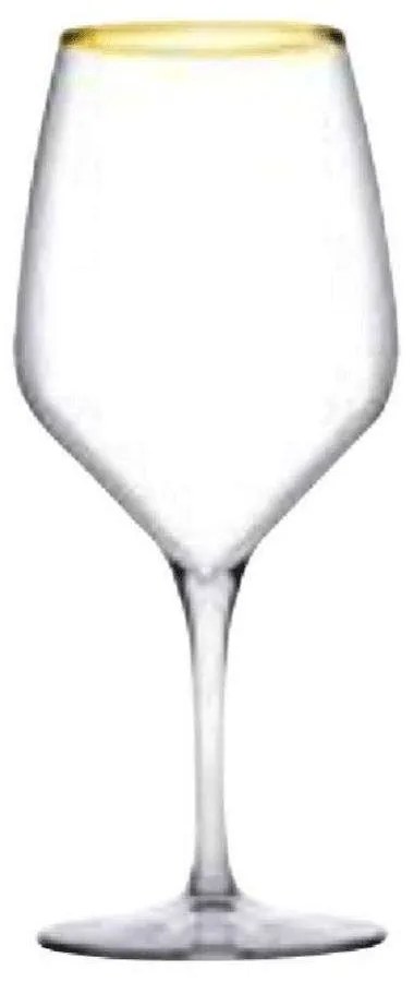 Ποτήρι Κρασιού Napa SP440359G6GD 580ml Clear-Gold Espiel Glass