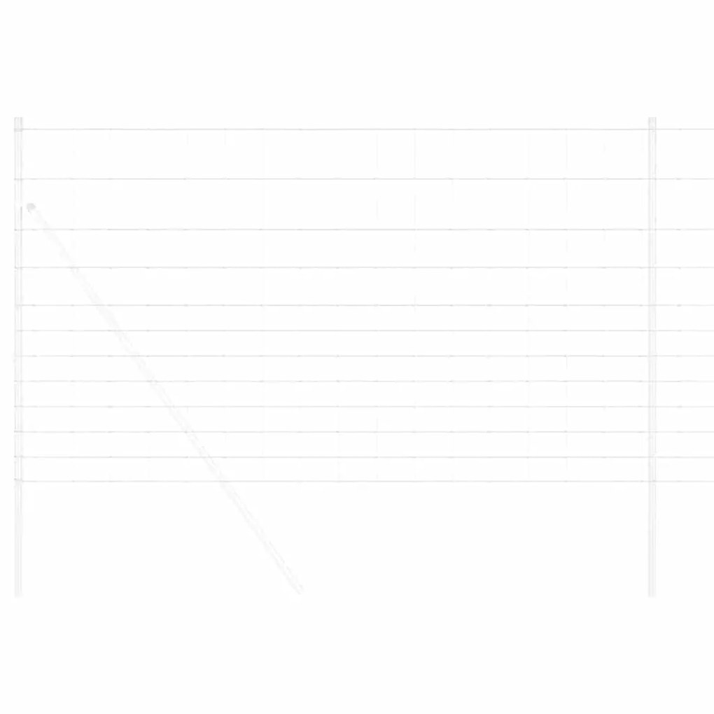 vidaXL Φράχτης ραμμένος, 1.4x25μ, γαλβανισμένος χάλυβας