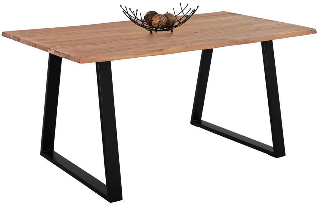 ΤΡΑΠΕΖΙ ΤΡΑΠΕΖΑΡΙΑΣ SOFIA SLIM HM8500.11 ΜΑΣΙΦ ΞΥΛΟ ΑΚΑΚΙΑΣ 160x90x76Υ εκ.