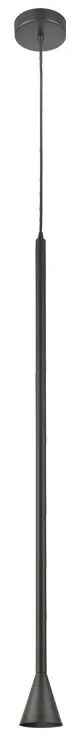 Φωτιστικό Οροφής Μονόφωτο Aca Clouzot YL22801PBK Black