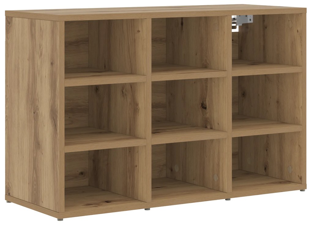 vidaXL Ντουλάπα Παπουτσιών με ράφι artisan δρυς 103x30x51 εκ