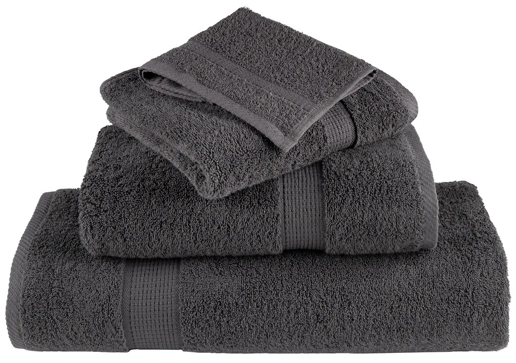 vidaXL Πετσέτες 2 pcs Ανθρακί 15 x 21 cm Βαμβάκι