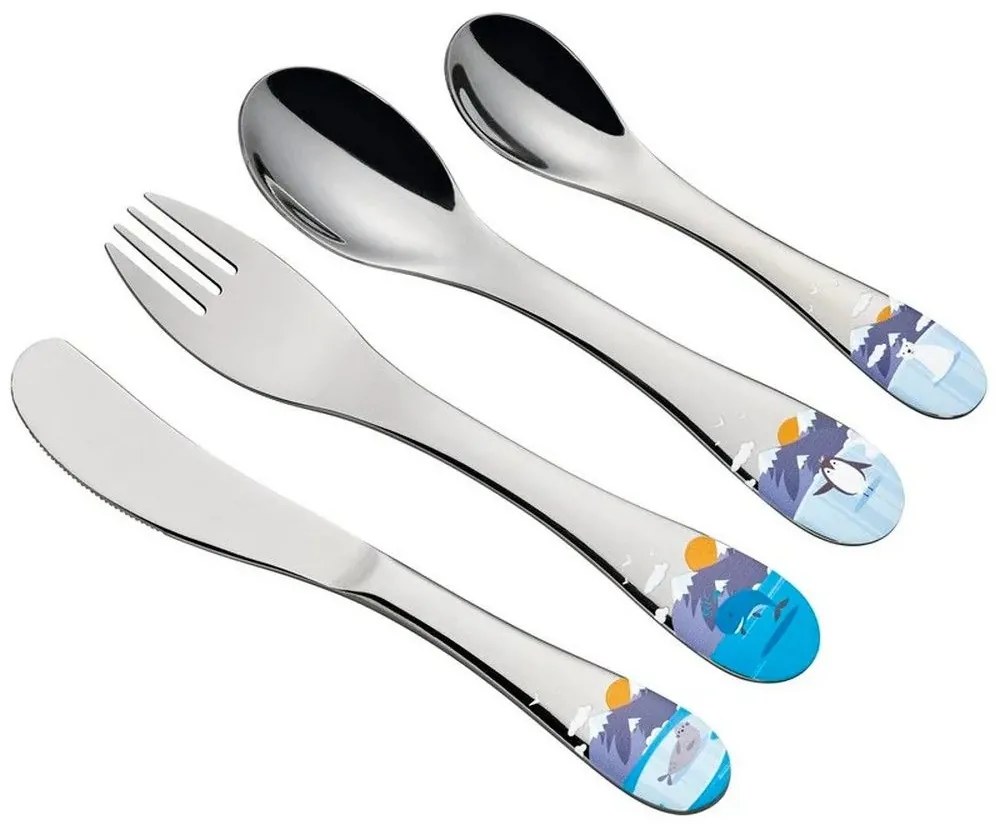 Μαχαιροπίρουνα Παιδικά Seaworld (Σετ 4Τμχ) 124958 Inox Cilio 4 τμχ Ανοξείδωτο Ατσάλι
